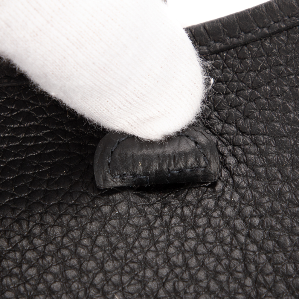Hermes Evelyne 16 in Noir Taurillon Clemence Leather - Picture 8 of 8